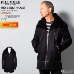 FILLMORE 本革 ムートンコート メンズ フィルモア COT12A